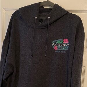 Ron Jon Black Mens Hoodie Large